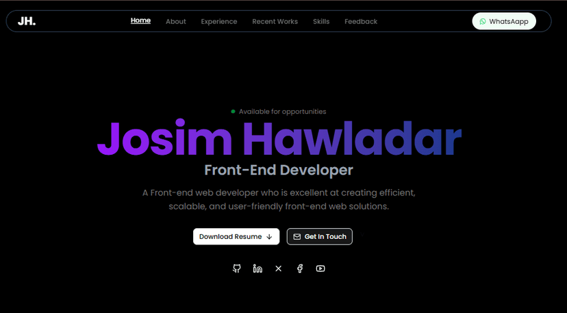 Own Portfolio website