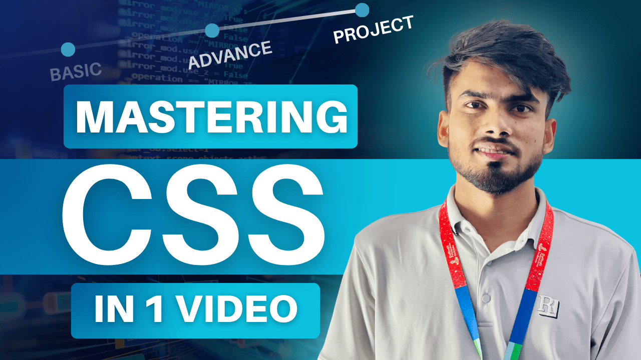 CSS full course in one video 2026 | Begeiner to advance full CSS Course | CSS Full Project building.